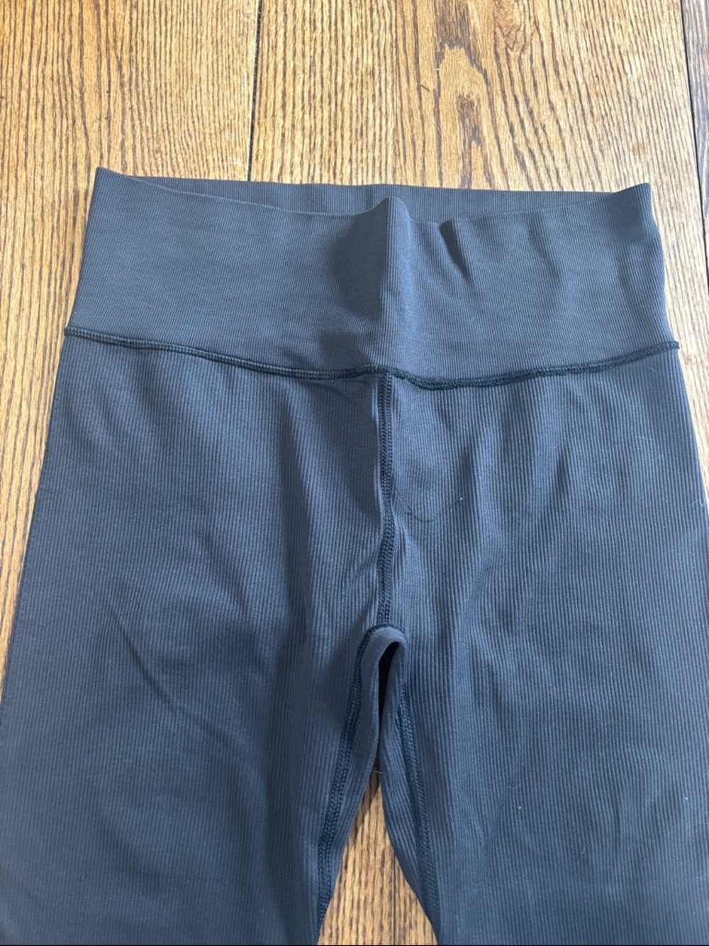 DSG Black Ribbed Leggings - Picture 2 of 6